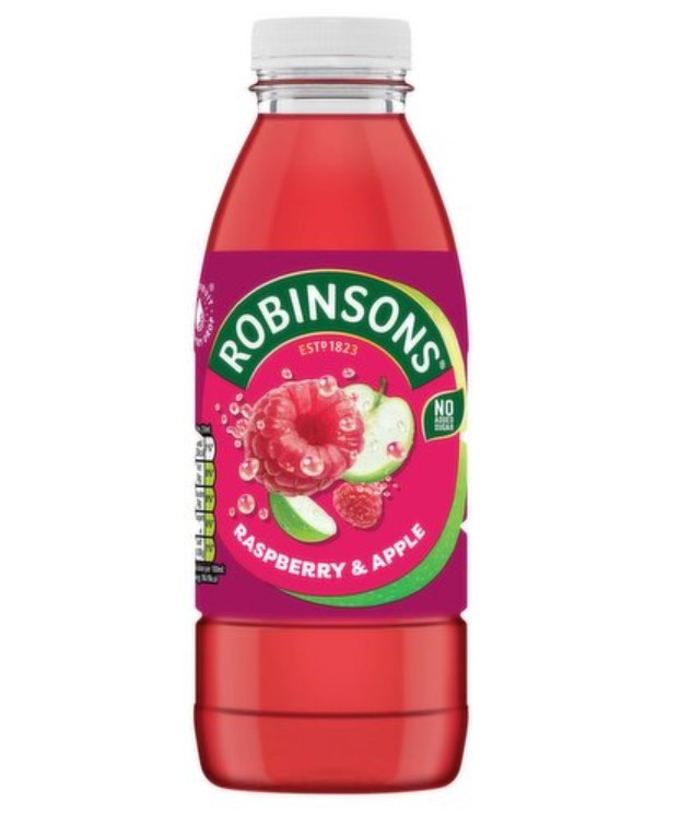 ROBINSONS RASPBERRY&APPLE 500ML