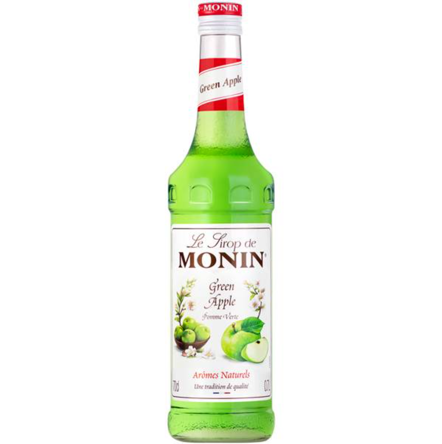 MONIN GREEN APPLE SYRUP 70CL