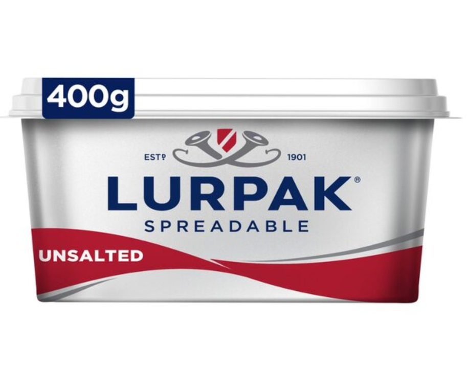 LURPAK UNSALTED BUTTER 400G