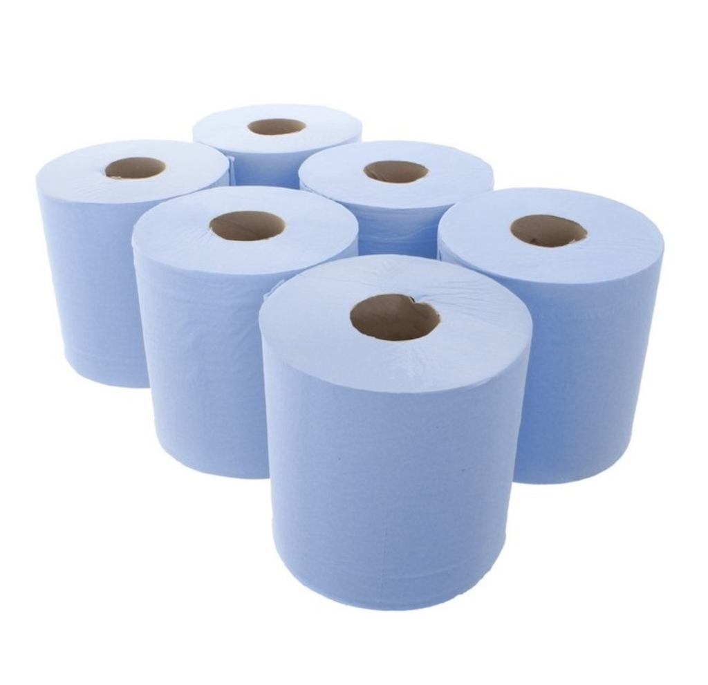 CENTREFEED BLUE ROLL 90M